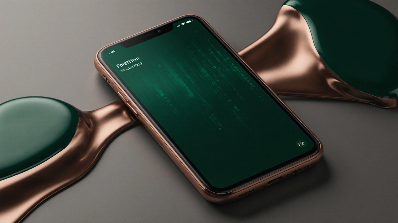 Интерфейс приложения с темно-зеленым металлическим отливом на нейтральном фоне.