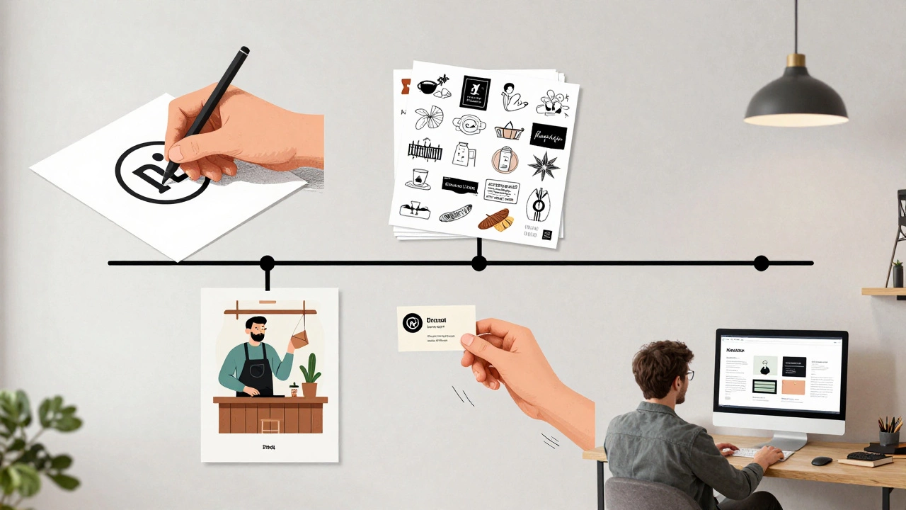 Визуальная хронология от копирования до профессионального портфолио дизайнера.