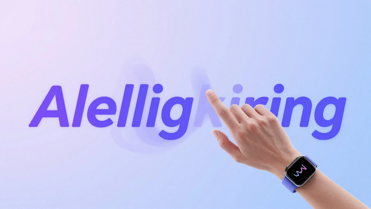 Динамичный текст в приложении, который меняет форму и цвет в ответ на дыхание пользователя.