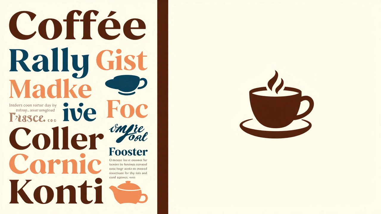 Сравнение хаотичного плаката слева и сбалансированного логотипа справа — иллюстрация силы правильной типографики и композиции.